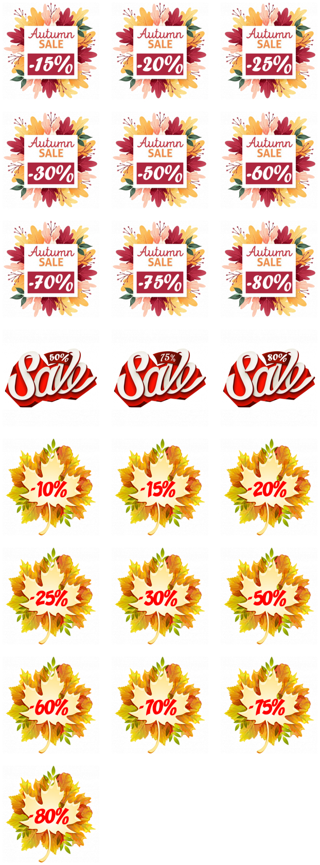 Autumn SALE %